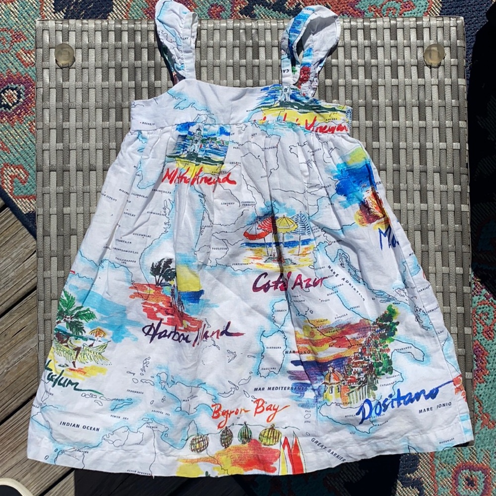 Gap map dress.